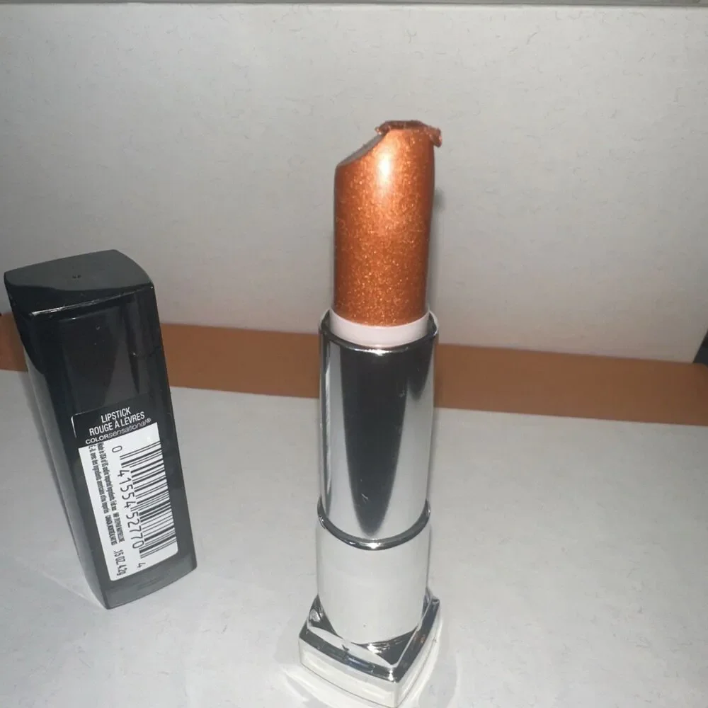 Maybelline Metallic Lipstick 958 Copper Spark New Sealed Goth Cyberpunk 90s Vibe